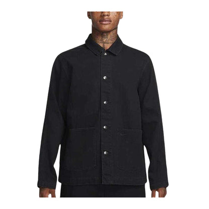 Black - Lifestyle - Nike Mens Plain Overshirt