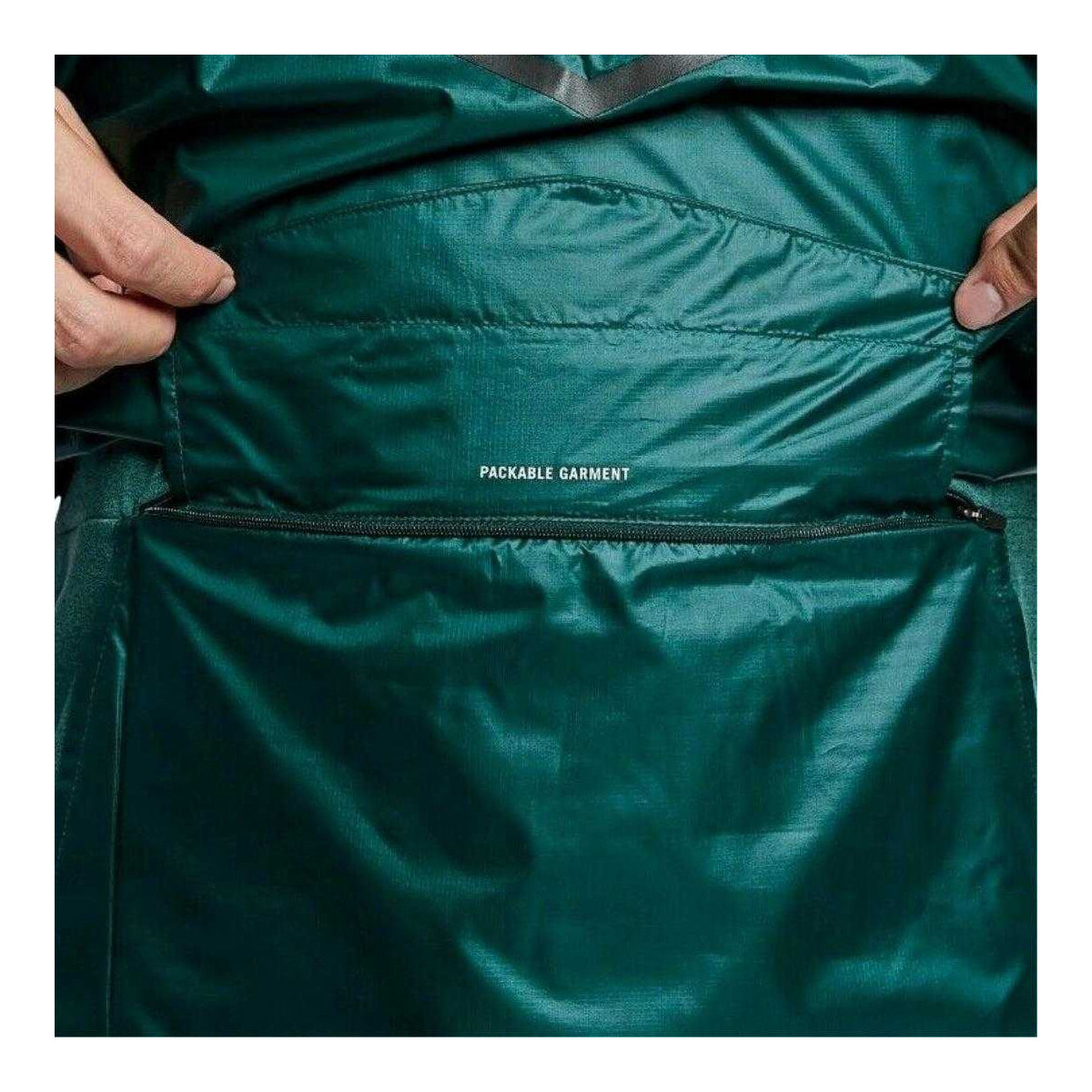 Dark Green - Side - Nike Mens Convertible Standard Running Jacket