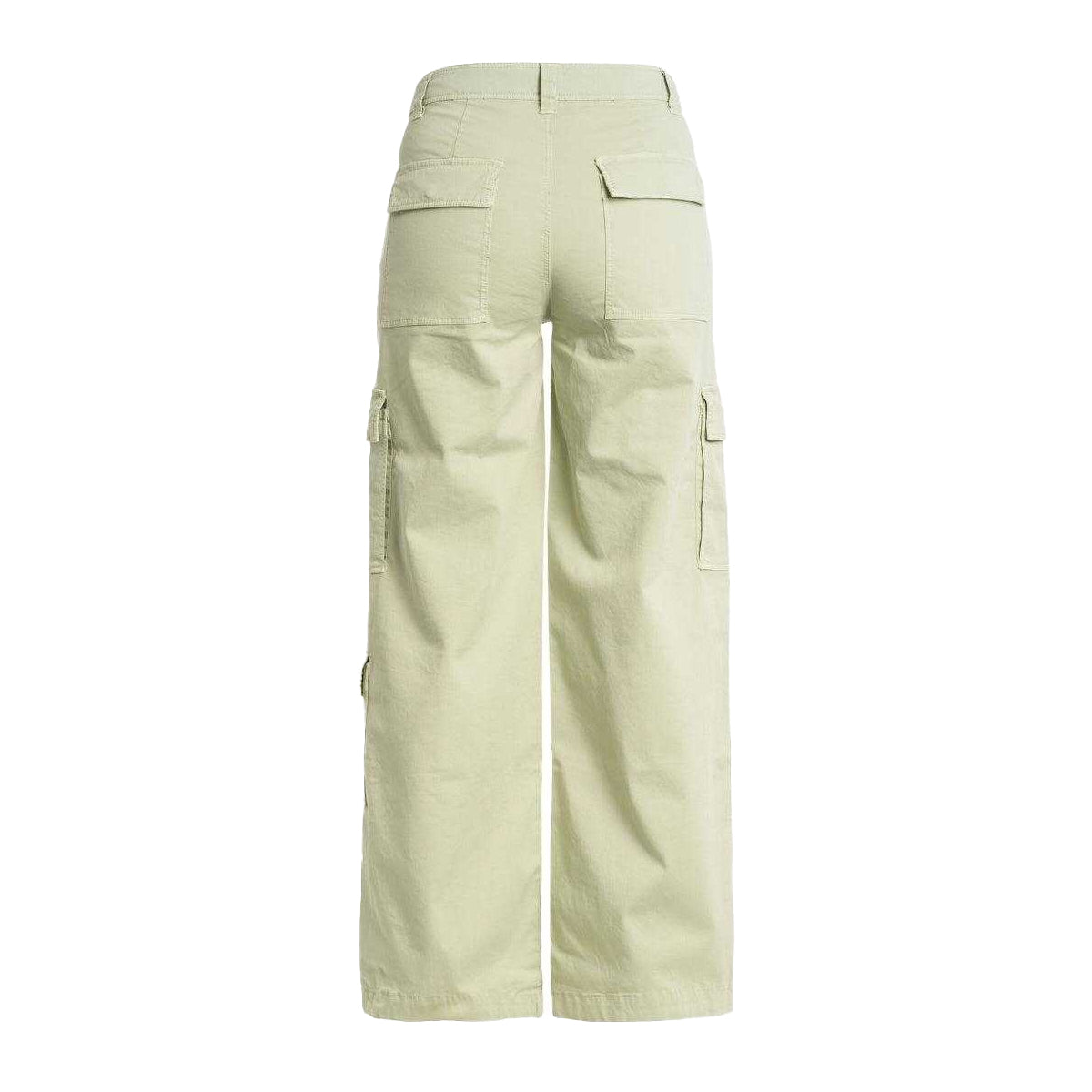Cream - Back - Parajumpers Womens-Ladies Lela Nile Cargo Trousers