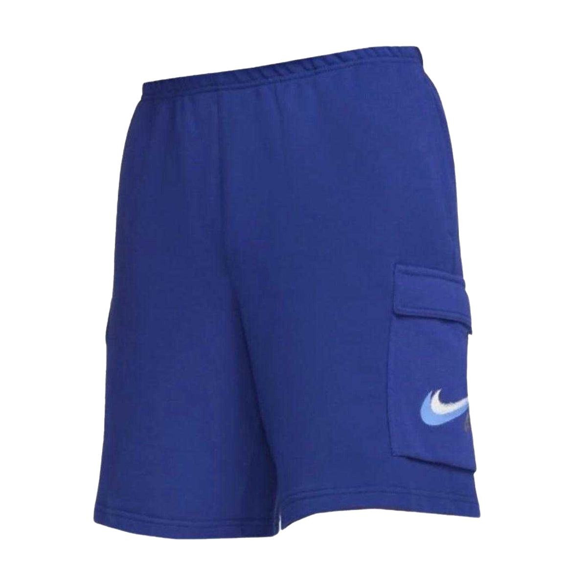 Blue - Side - Nike Mens Branded Pocket Shorts