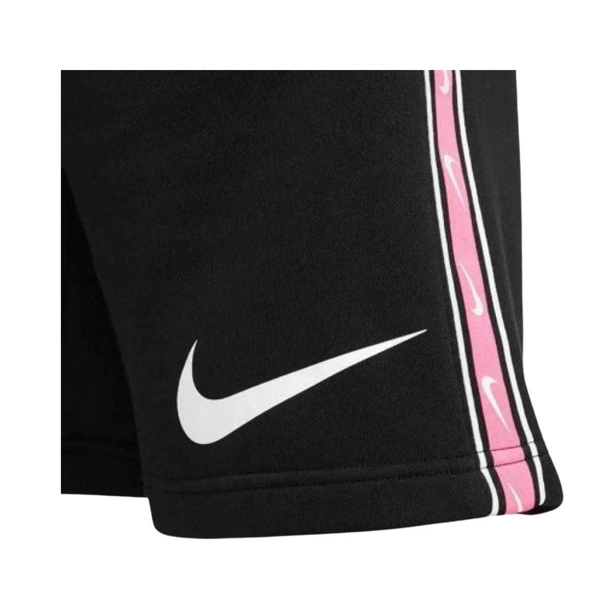 Black-Pink - Side - Nike Mens Taped Shorts