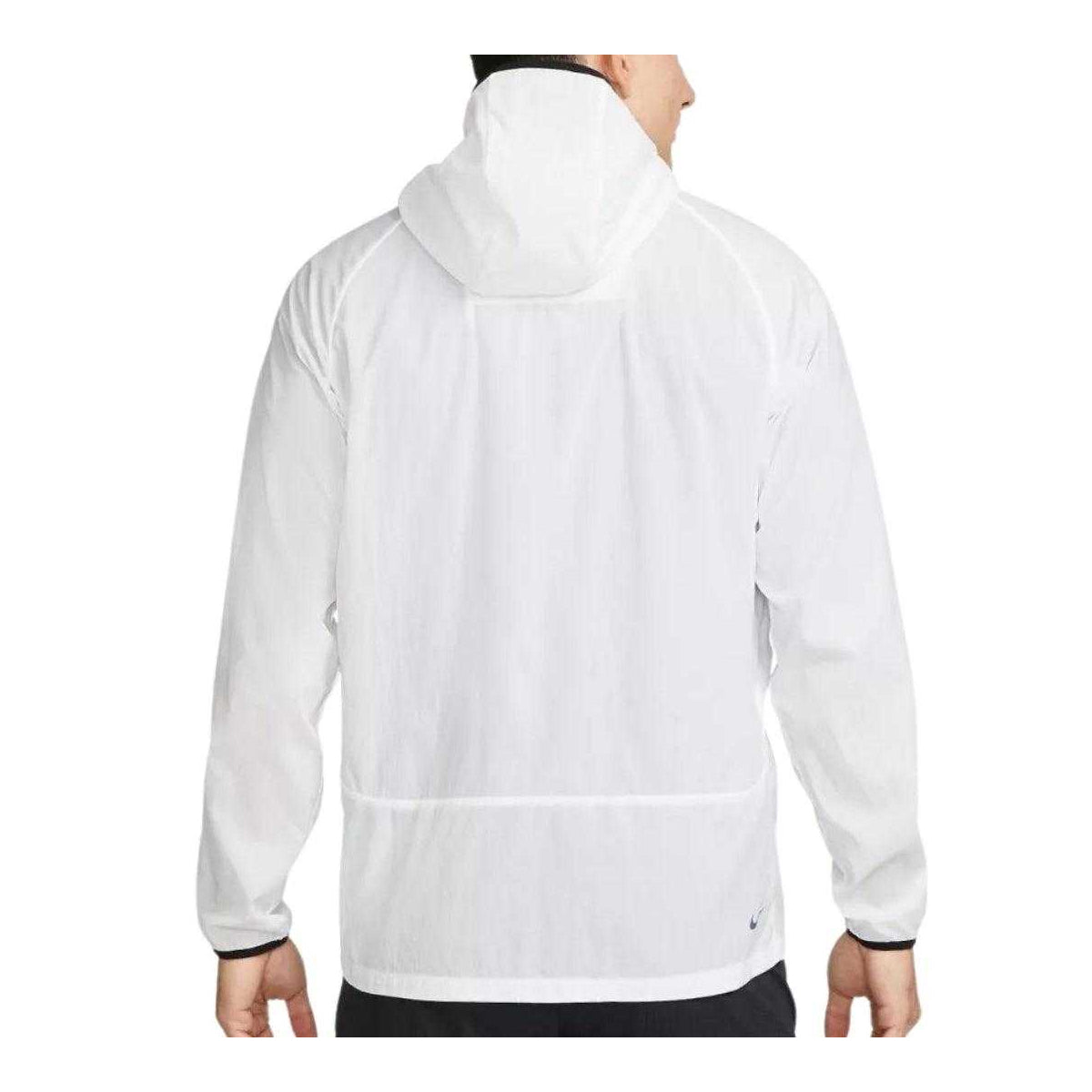 White - Back - Nike Mens Aireez Plain Dri-FIT Lightweight Jacket