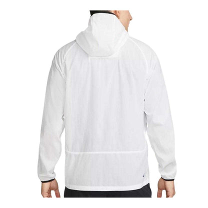 White - Back - Nike Mens Aireez Plain Dri-FIT Lightweight Jacket