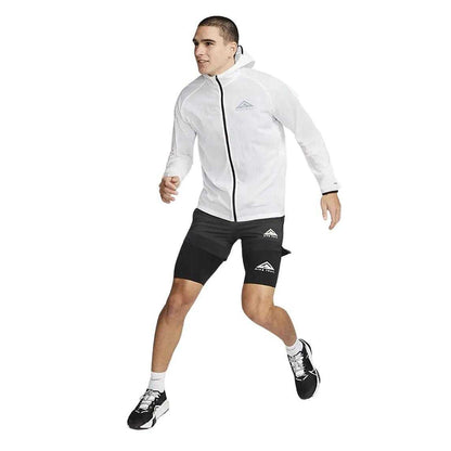 White - Side - Nike Mens Aireez Plain Dri-FIT Lightweight Jacket