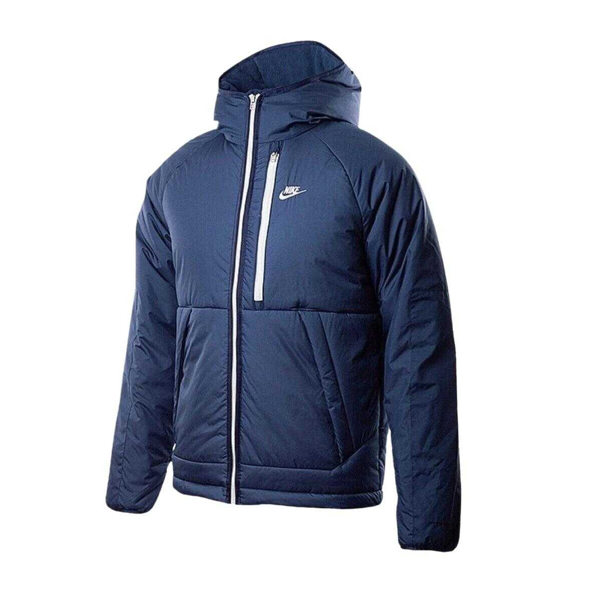 Dark Blue - Front - Nike Mens Sportswear Therma-Fit Padded Jacket
