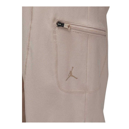 Beige - Side - Nike Womens-Ladies Jordan Logo Loose Fit Jogging Bottoms