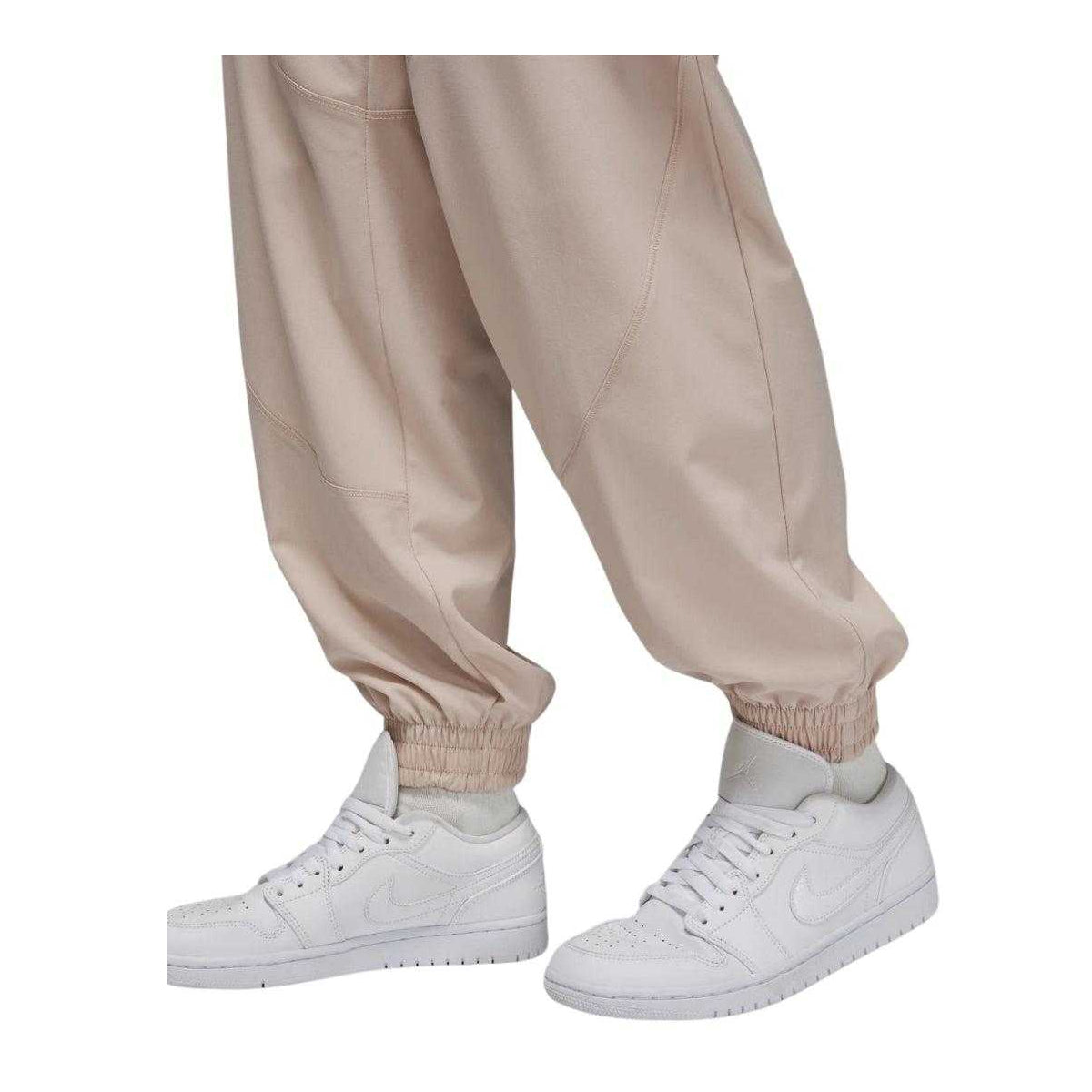 Beige - Lifestyle - Nike Womens-Ladies Jordan Logo Loose Fit Jogging Bottoms