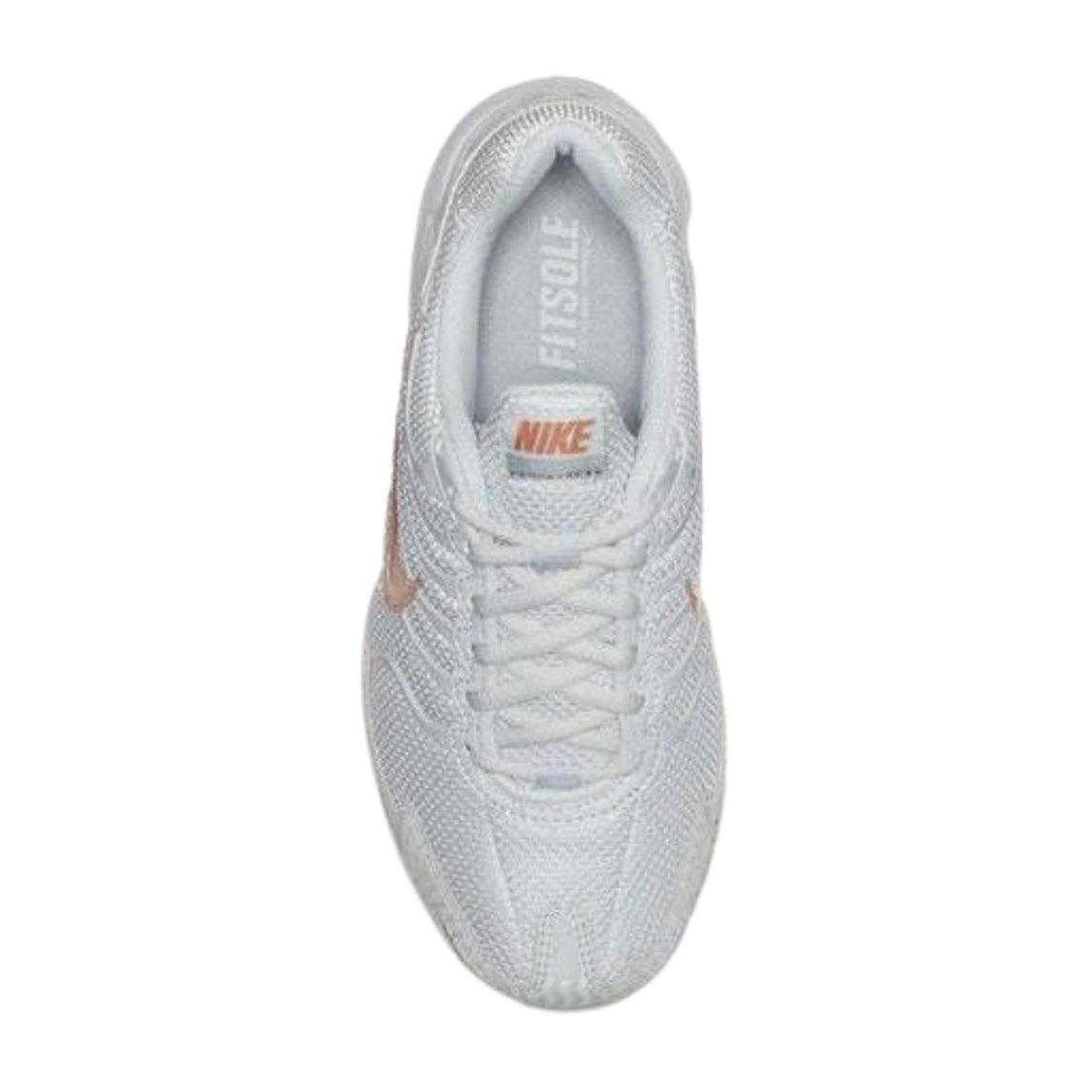 White-Rose Gold - Side - Nike Womens-Ladies Air Max Torch 4 Leather Trainers