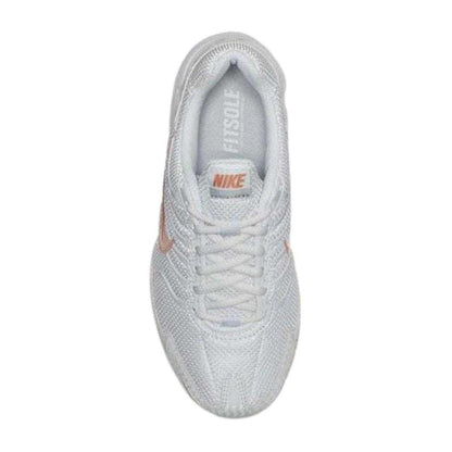 White-Rose Gold - Side - Nike Womens-Ladies Air Max Torch 4 Leather Trainers
