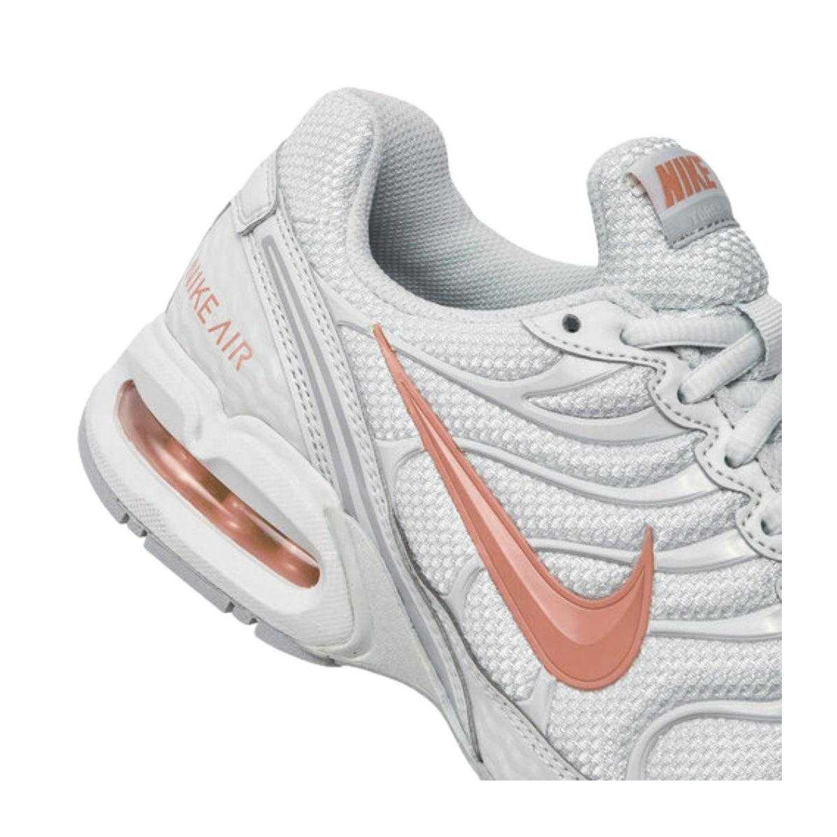 White-Rose Gold - Lifestyle - Nike Womens-Ladies Air Max Torch 4 Leather Trainers