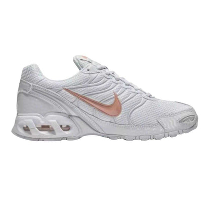White-Rose Gold - Front - Nike Womens-Ladies Air Max Torch 4 Leather Trainers