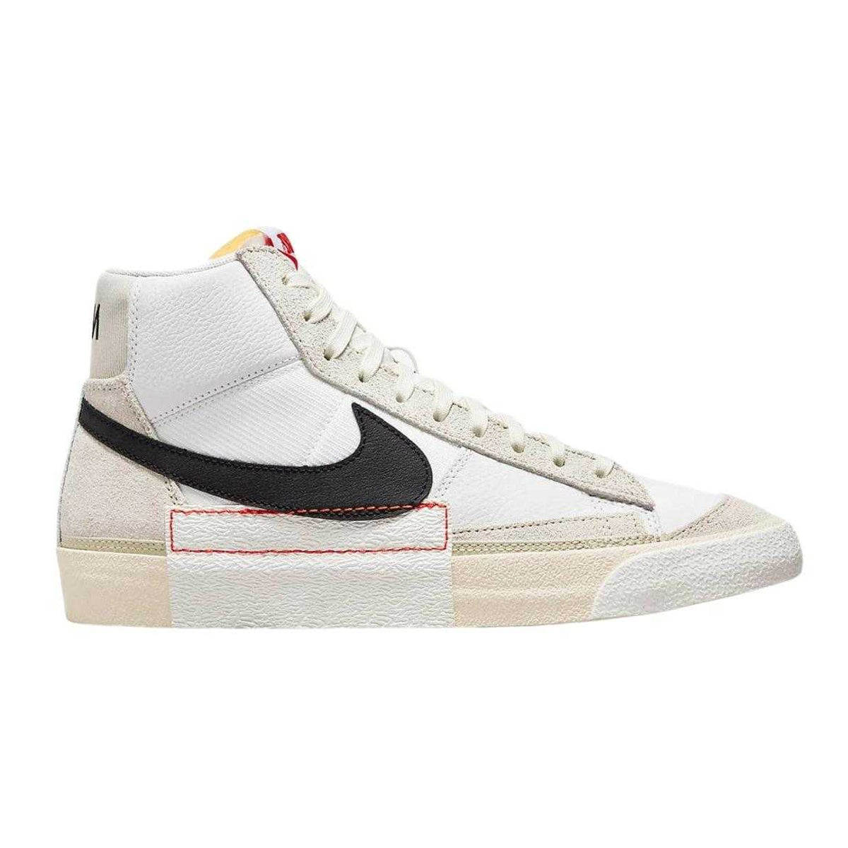 White - Front - Nike Mens Blazer 77 Pro Club Mid Cut Trainers