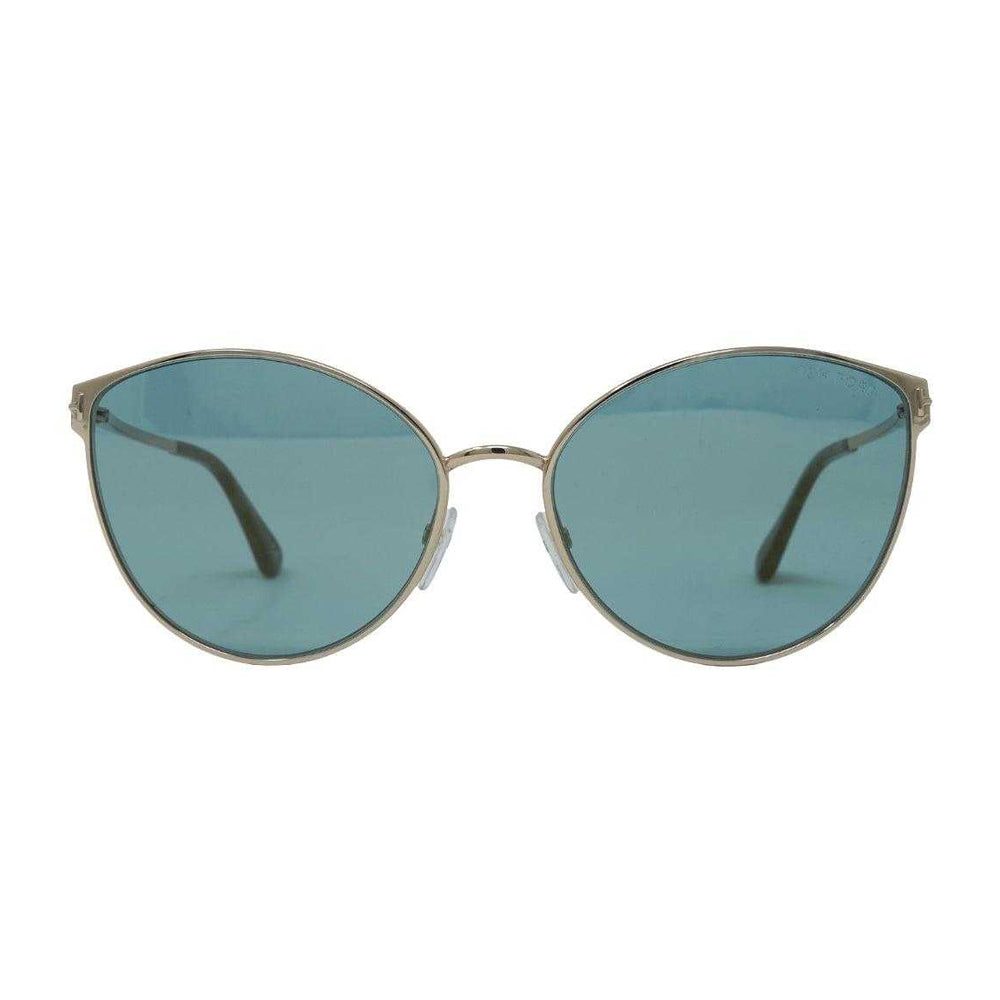 Rose Gold-Blue - Front - Tom Ford Womens-Ladies Zeila Sunglasses