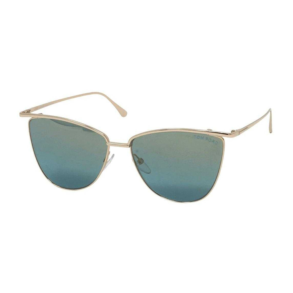 Rose Gold-Blue - Back - Tom Ford Womens-Ladies Zeila Sunglasses