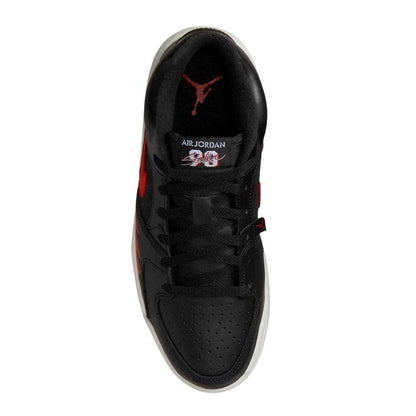 Black-Red - Lifestyle - Nike Womens-Ladies Jordan Stadium 90 Swoosh Leather Trainers
