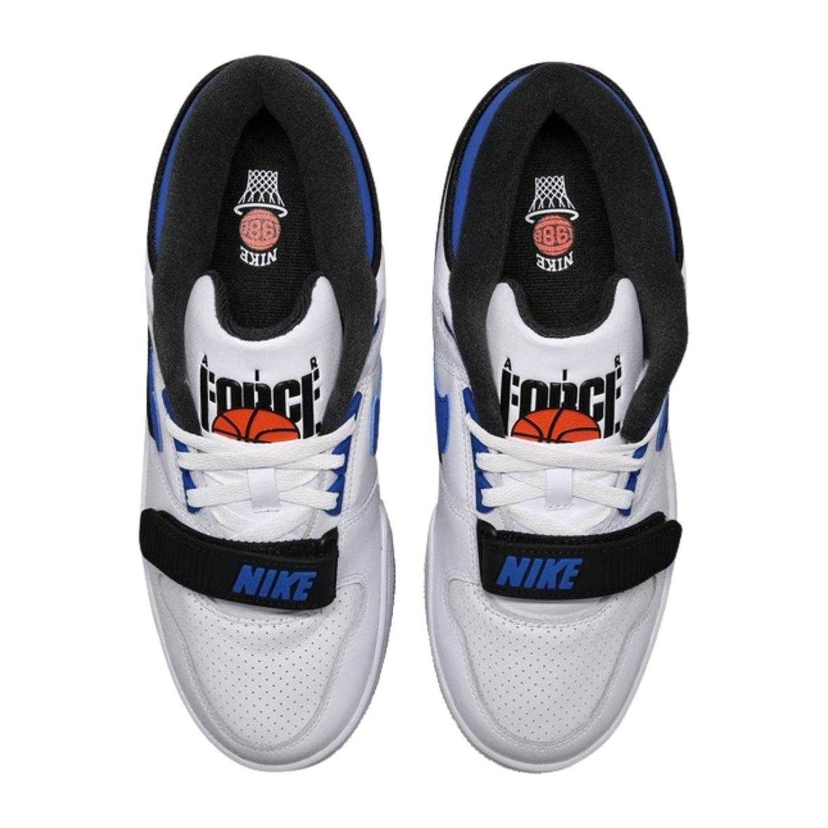 White-Blue - Lifestyle - Nike Mens Air Alpha Force 88 Leather Trainers