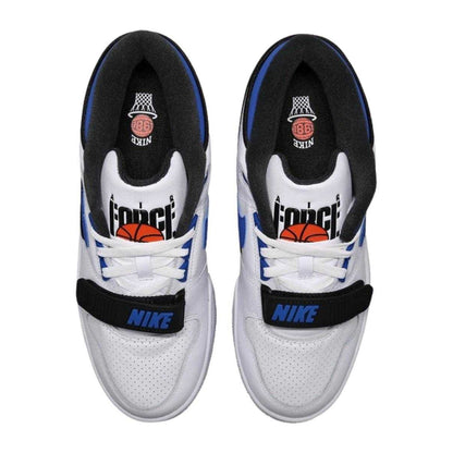 White-Blue - Lifestyle - Nike Mens Air Alpha Force 88 Leather Trainers