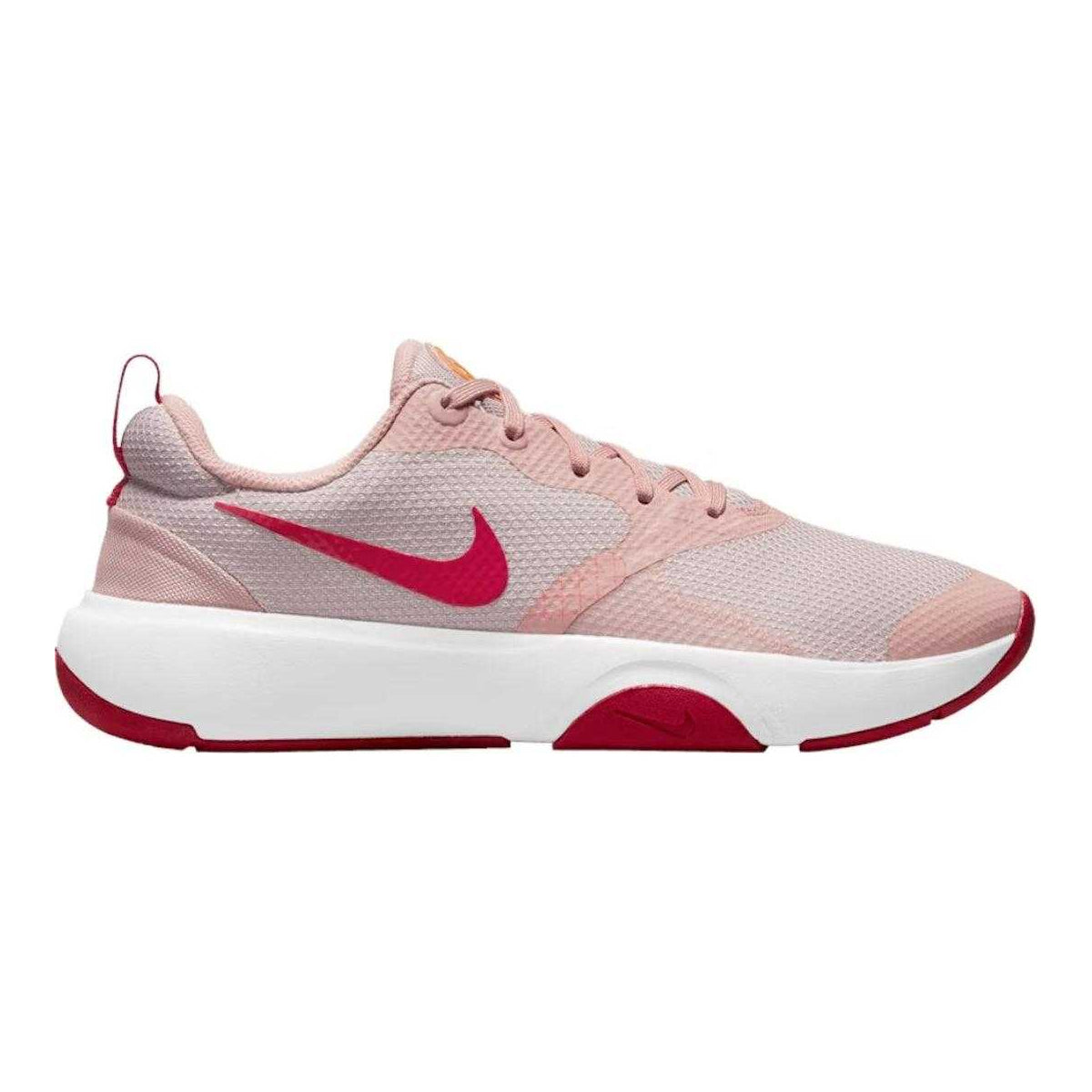 Pink-Red - Front - Nike Womens-Ladies City Rep TR Trainers