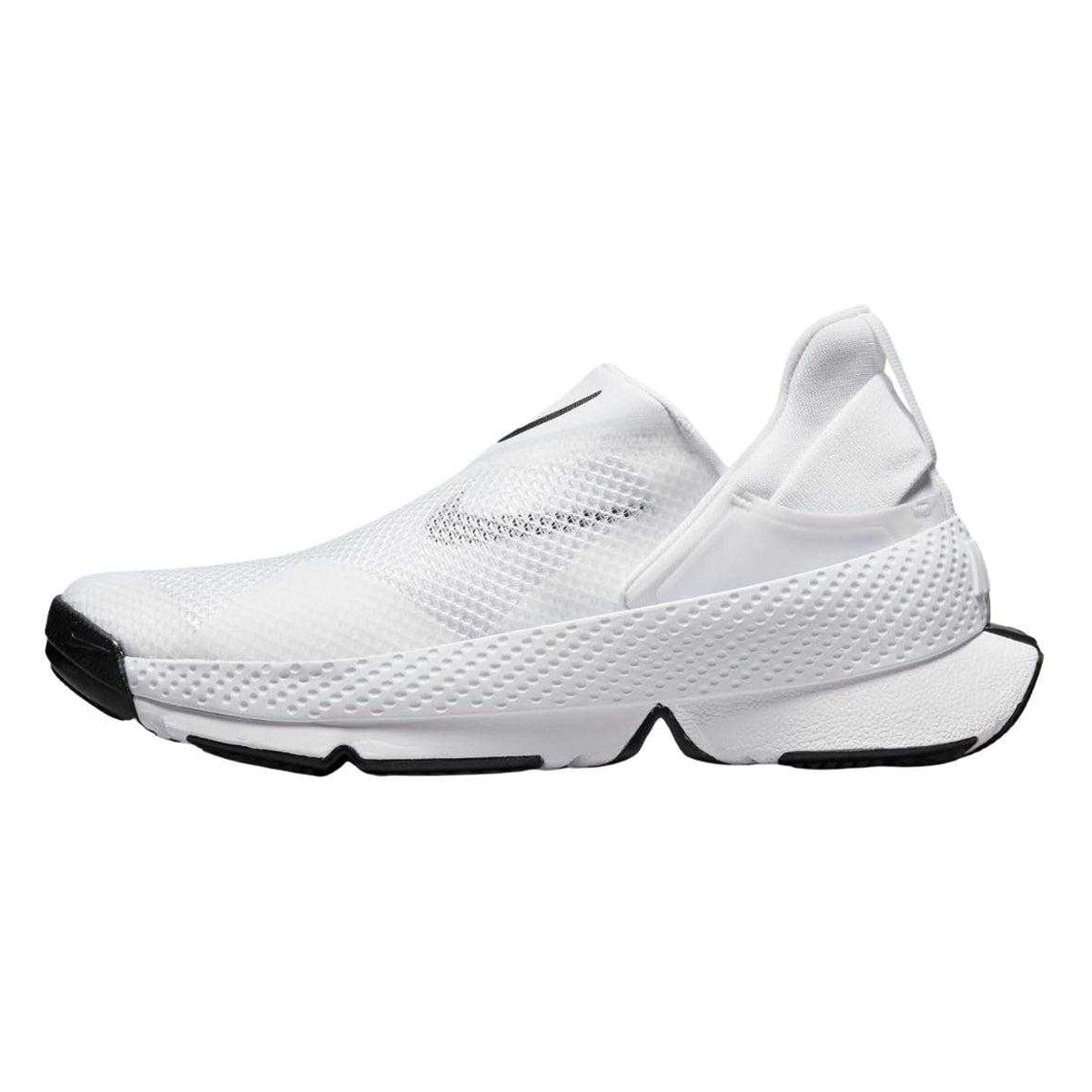 White - Side - Nike Womens-Ladies Go Flyease Trainers