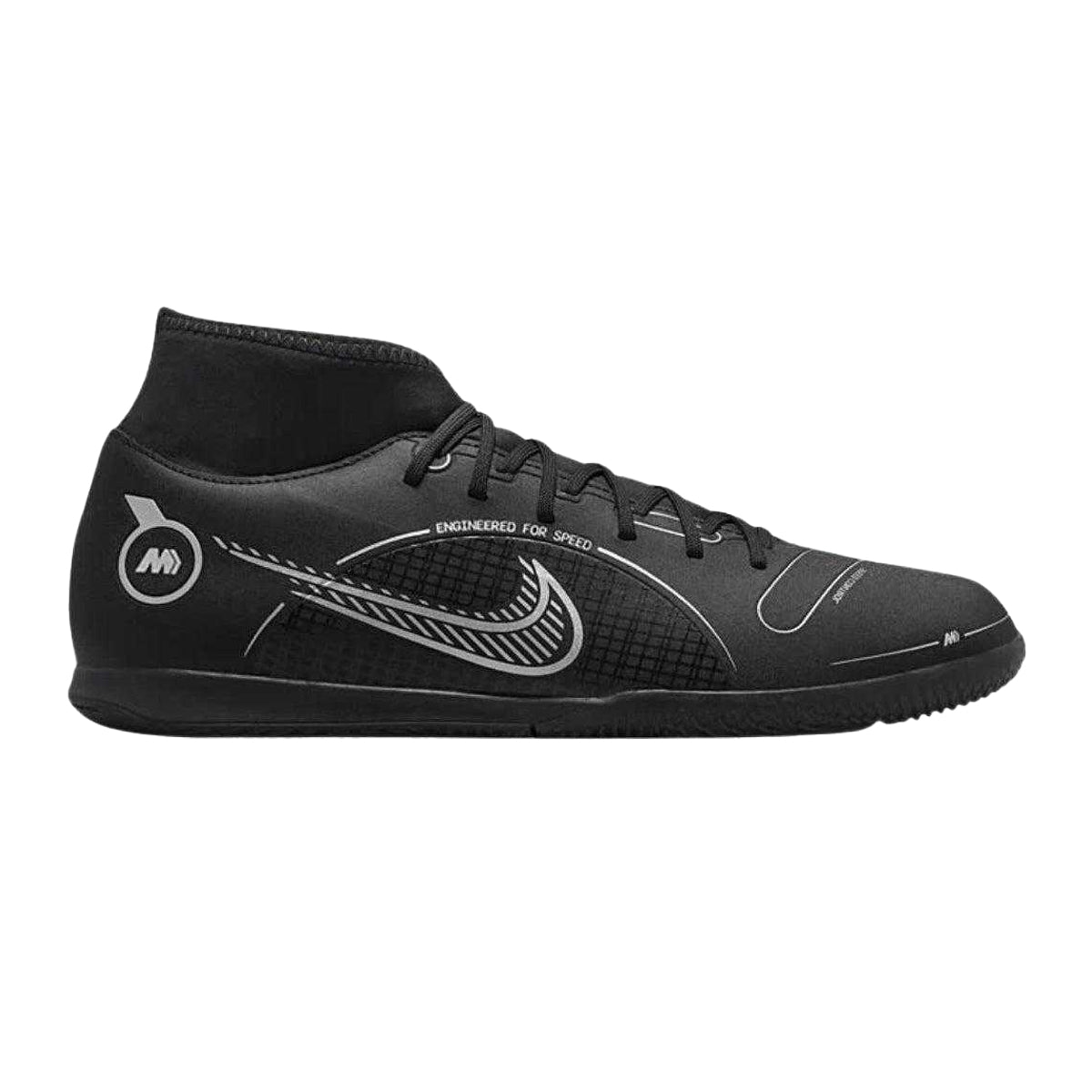 Black - Front - Nike Mens Mercurial Superfly 8 Club Indoor Football Shoes