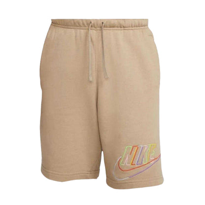 Light Tan - Front - Nike Mens Swoosh Logo Shorts