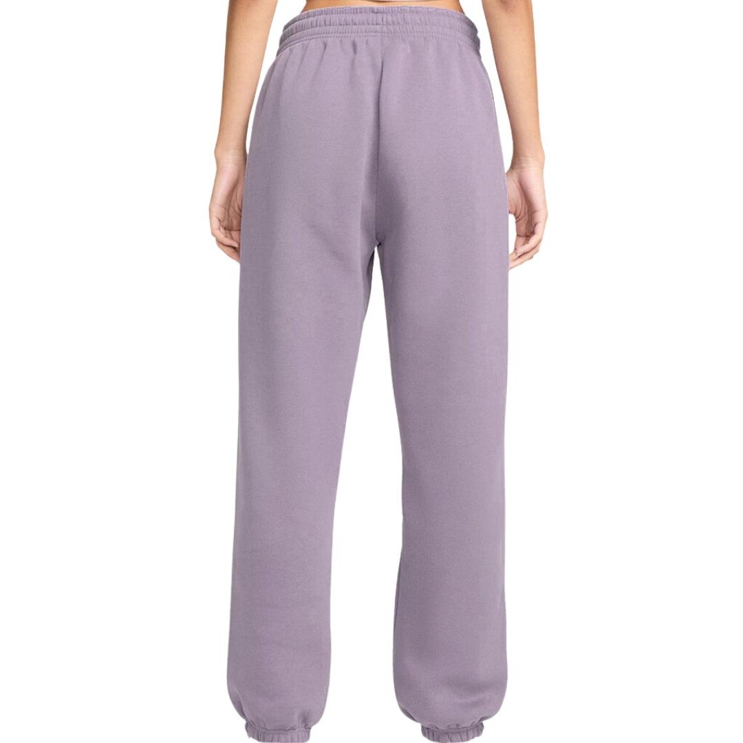 Purple - Back - Nike Womens-Ladies Plain Jogging Bottoms