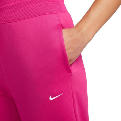Pink - Side - Nike Womens-Ladies Plain Jogging Bottoms