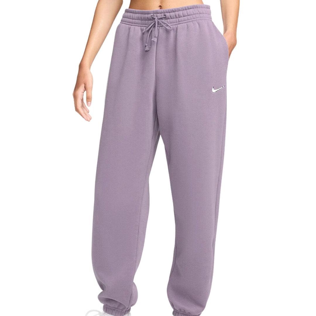 Purple - Front - Nike Womens-Ladies Plain Jogging Bottoms