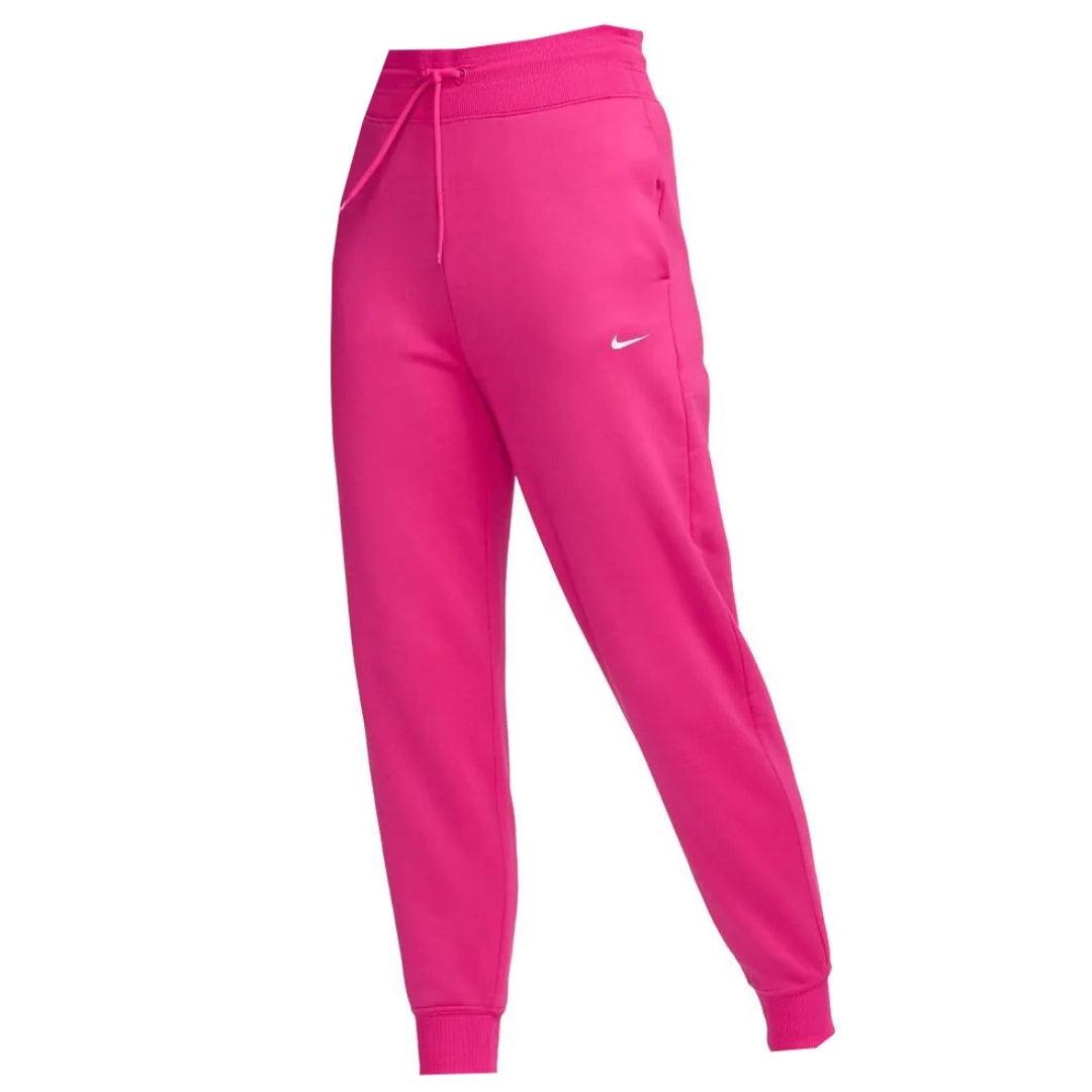 Pink - Front - Nike Womens-Ladies Plain Jogging Bottoms