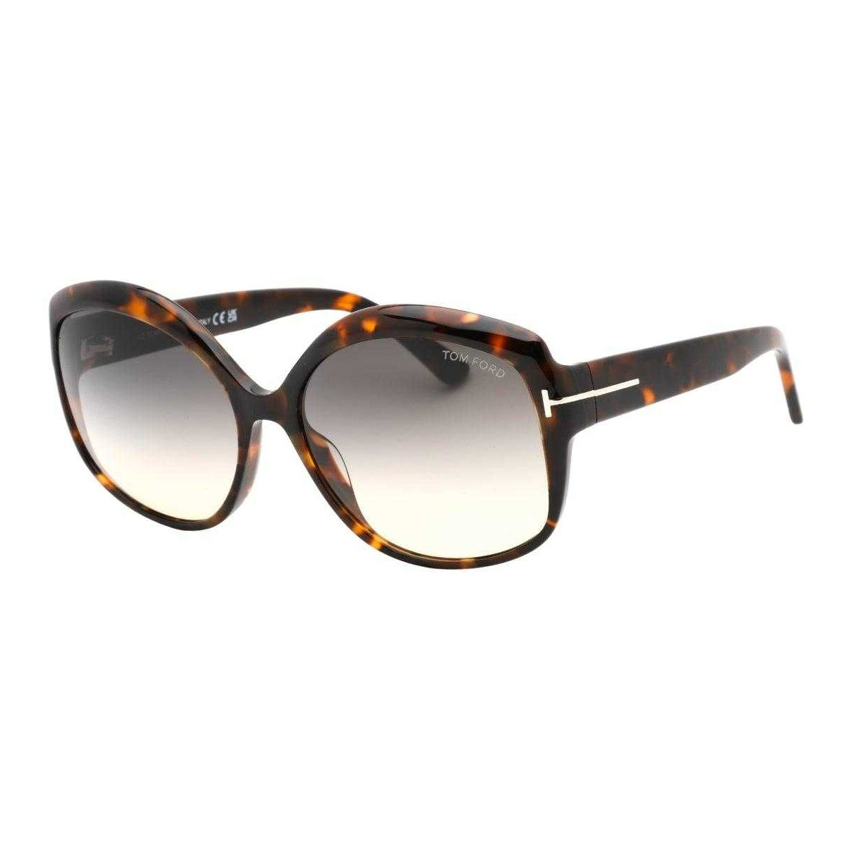 Havana - Back - Tom Ford Womens-Ladies Chiara Sunglasses