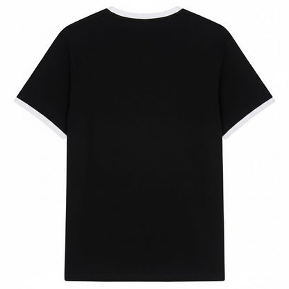 Black - Back - Lyle & Scott Mens Ringer T-Shirt