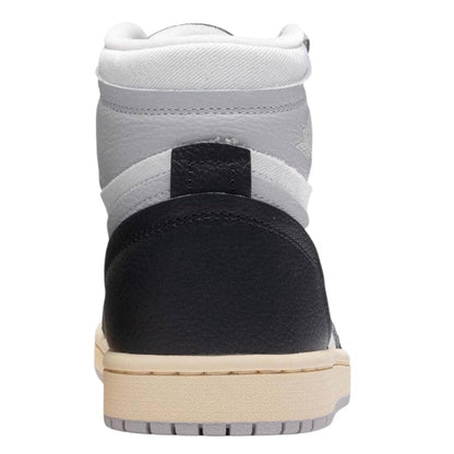 Black - Back - Nike Womens-Ladies Air Jordan 1 Leather High-top Trainers