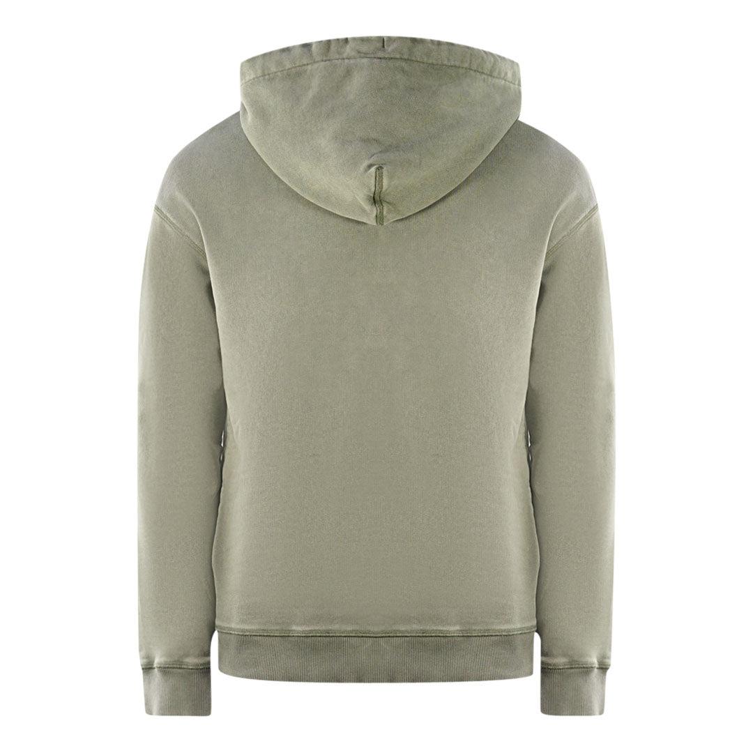 Green - Back - Lyle & Scott Mens Logo Hoodie