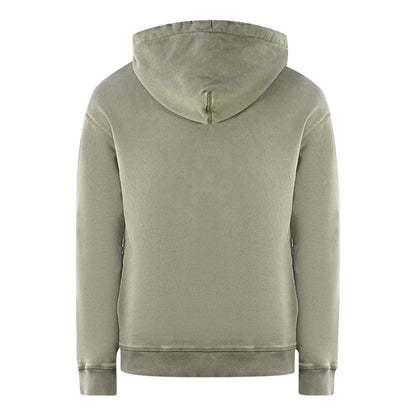 Green - Back - Lyle & Scott Mens Logo Hoodie