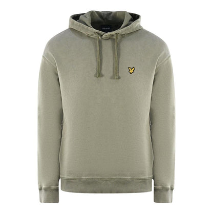Green - Front - Lyle & Scott Mens Logo Hoodie