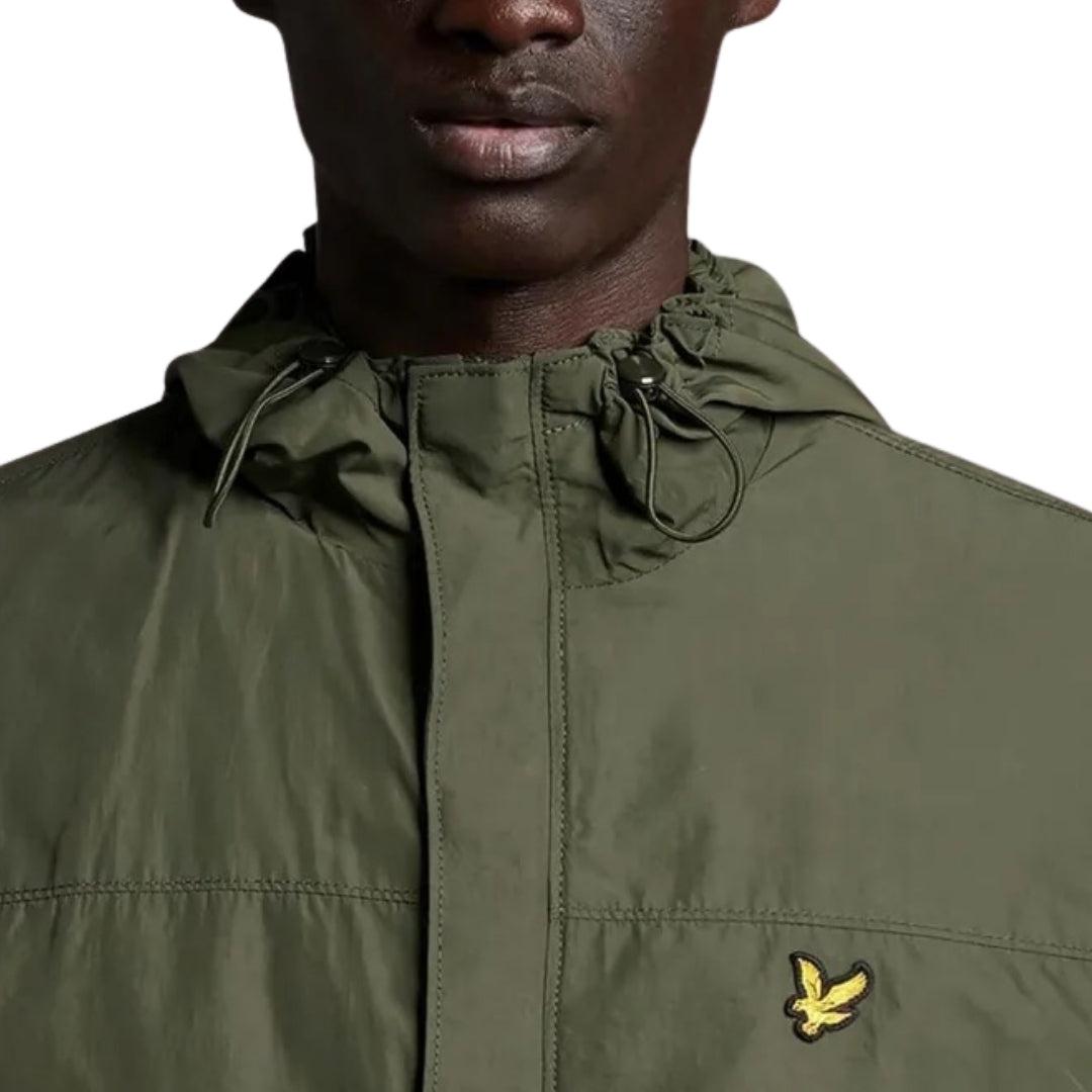 Green - Side - Lyle & Scott Mens Hooded Jacket