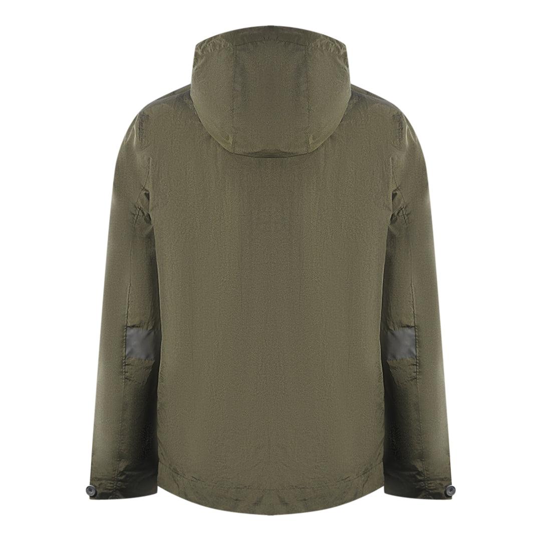Green - Back - Lyle & Scott Mens Plain Hooded Jacket