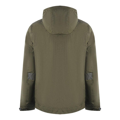 Green - Back - Lyle & Scott Mens Plain Hooded Jacket
