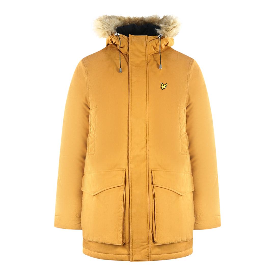 Caramel - Front - Lyle & Scott Mens Microfleece Jacket