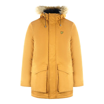 Caramel - Front - Lyle & Scott Mens Microfleece Jacket
