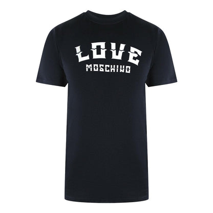 Black - Front - Love Moschino Mens Bold Logo T-Shirt