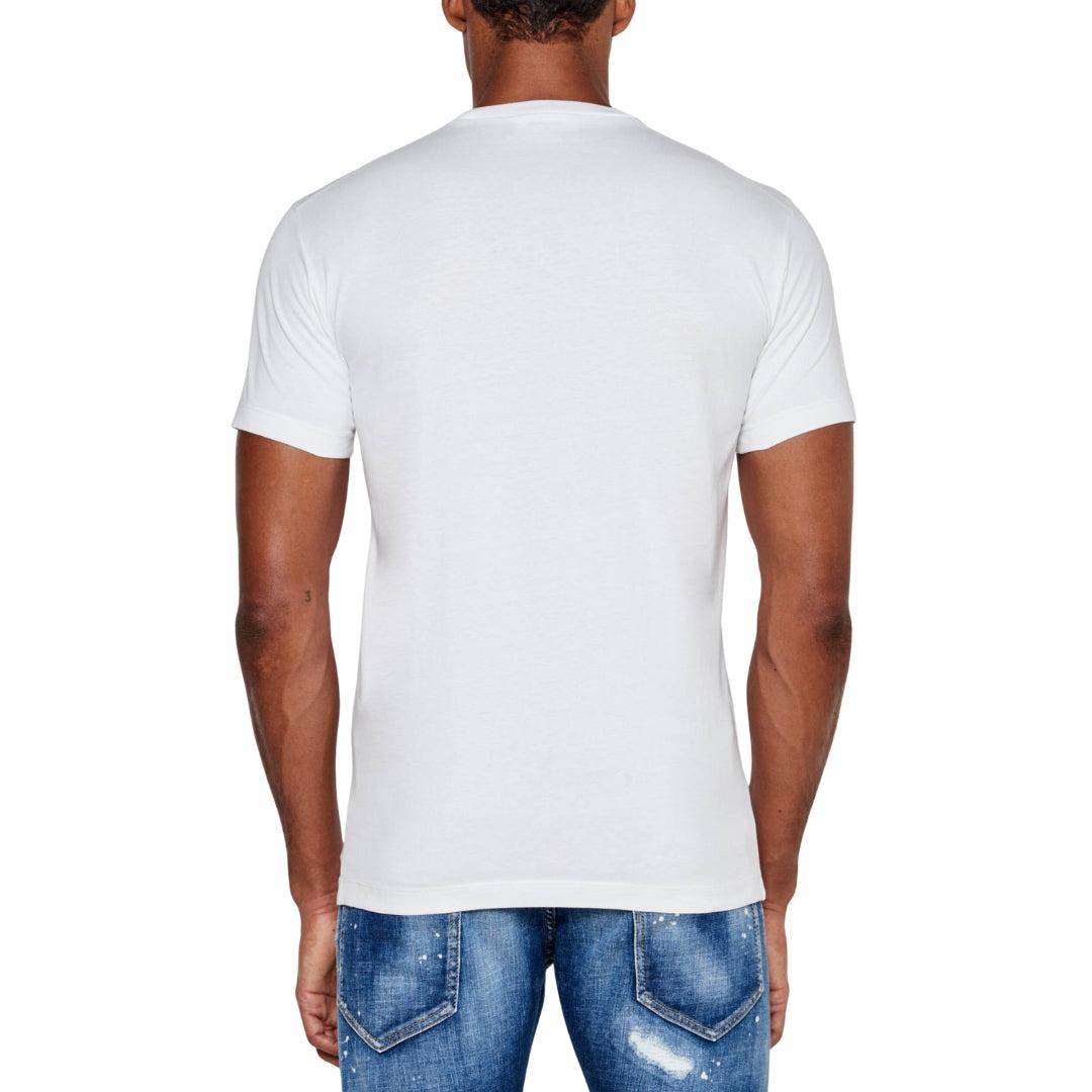 White - Lifestyle - DSquared2 Mens Ghost Maple Leaf Cool Fit T-Shirt