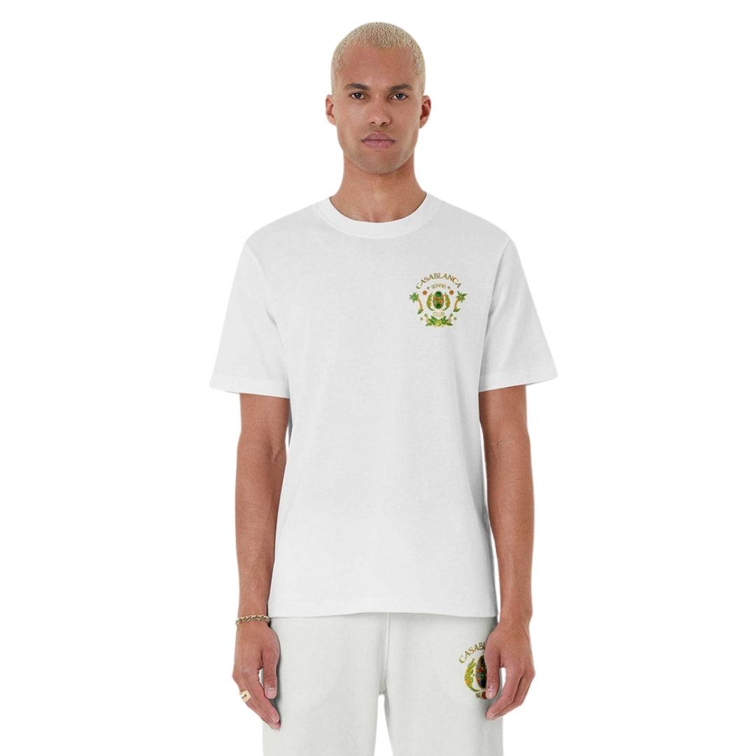 White - Lifestyle - Casablanca Mens Joyaux D´Afrique Tennis Club T-Shirt