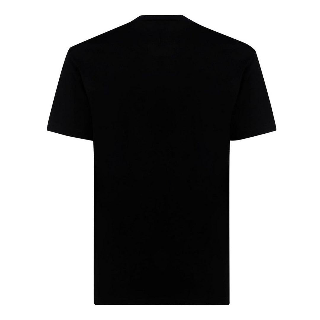 Black-White - Back - DSquared2 Unisex Adult Cool Large Icon Logo T-Shirt