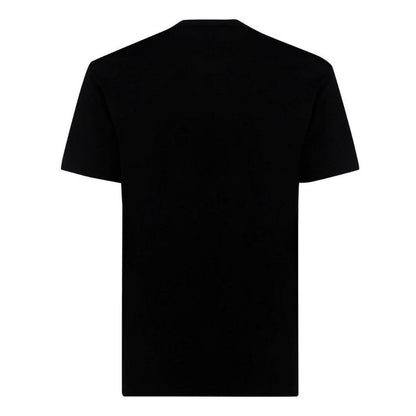 Black-White - Back - DSquared2 Unisex Adult Cool Large Icon Logo T-Shirt