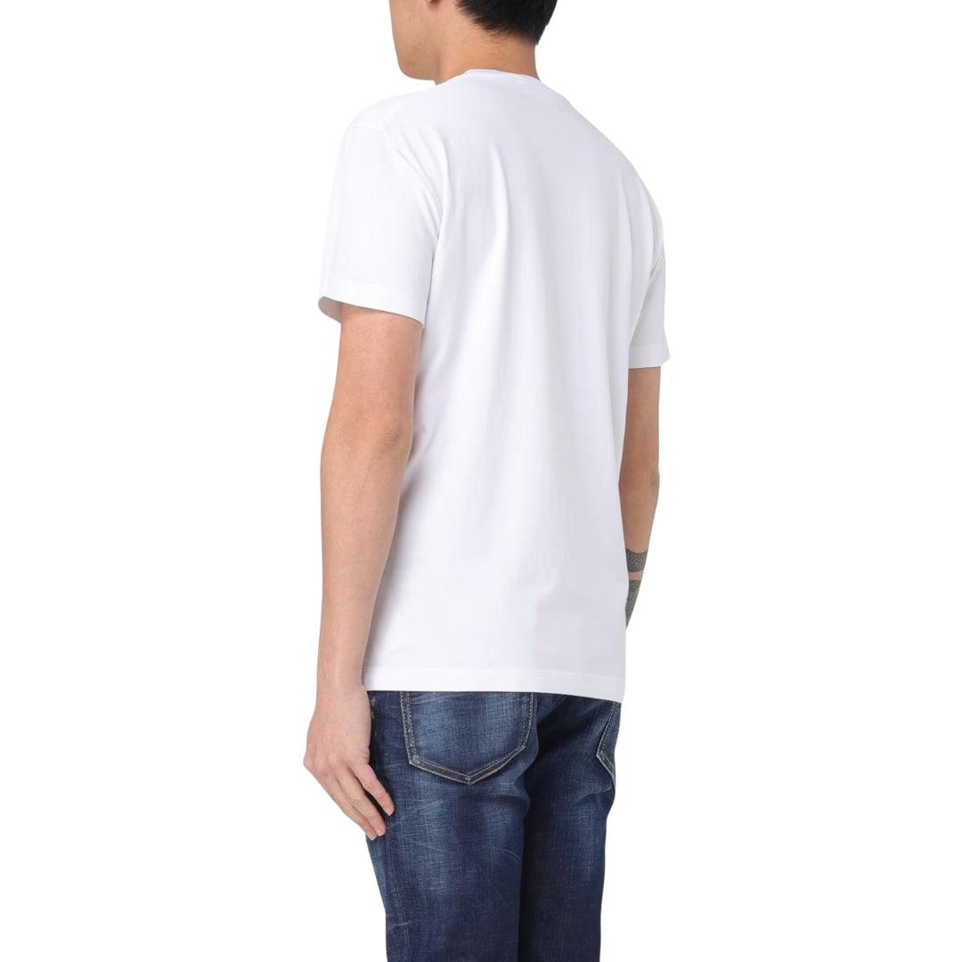 White - Pack Shot - DSquared2 Mens Milano Cotton T-Shirt