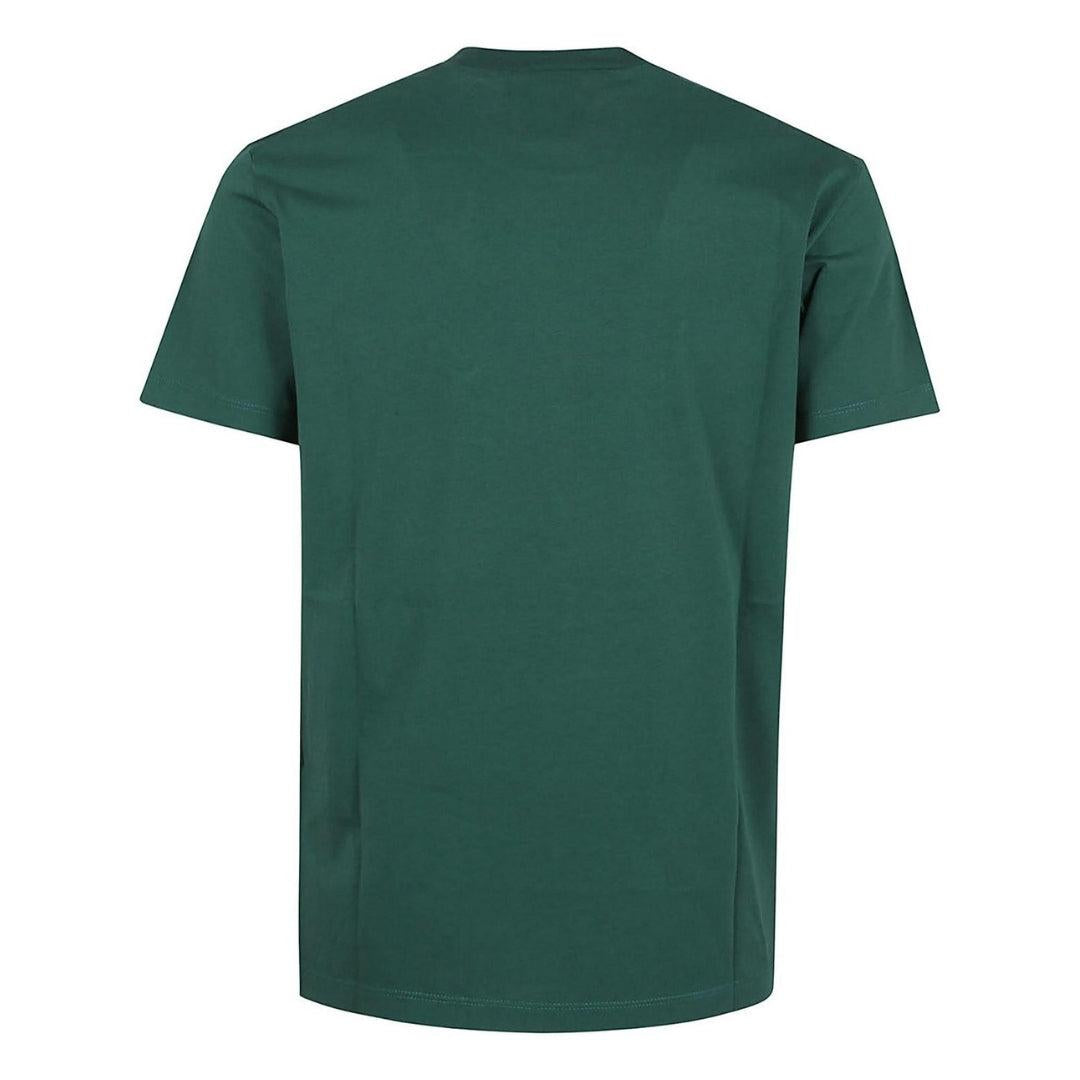 Green - Side - DSquared2 Mens Milano Cotton T-Shirt