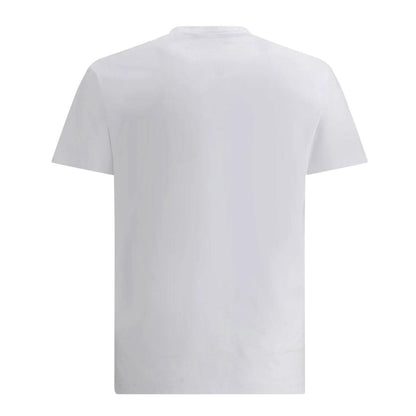 White - Back - DSquared2 Mens Milano Cotton T-Shirt