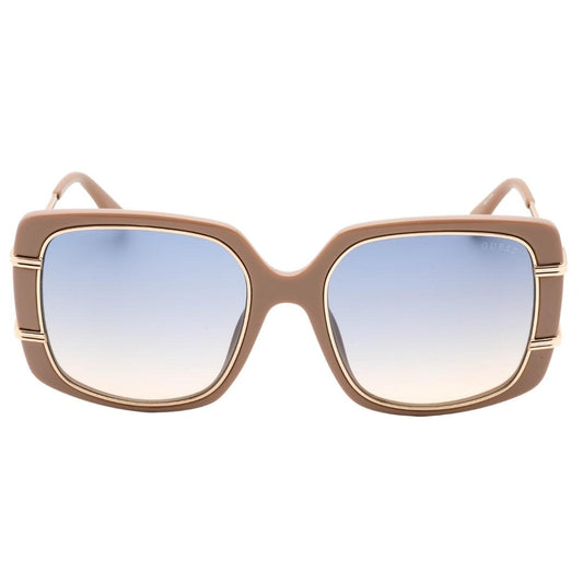 Beige - Front - Guess Womens-Ladies Gradient Sunglasses