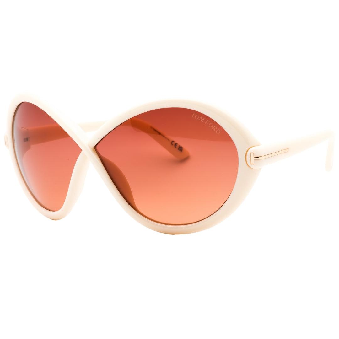 Ivory - Back - Tom Ford Womens-Ladies Gradient Sunglasses